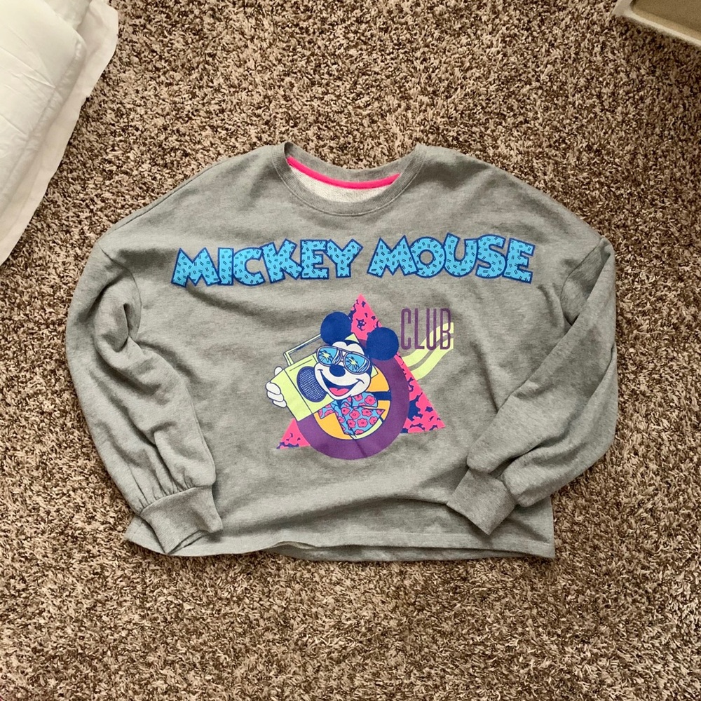 SIZE XL DISNEY PARKS MICKEY MOUSE CLUB SWEATSHIRT